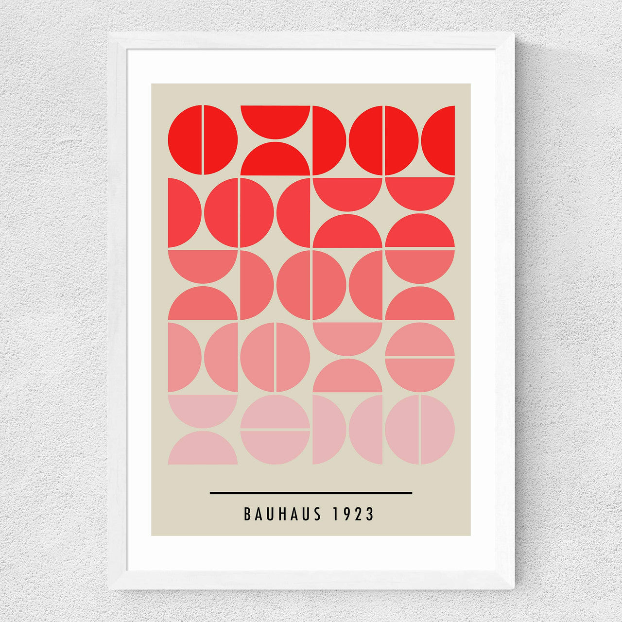 Red Bauhaus Gradient - INSIDE HOUSE