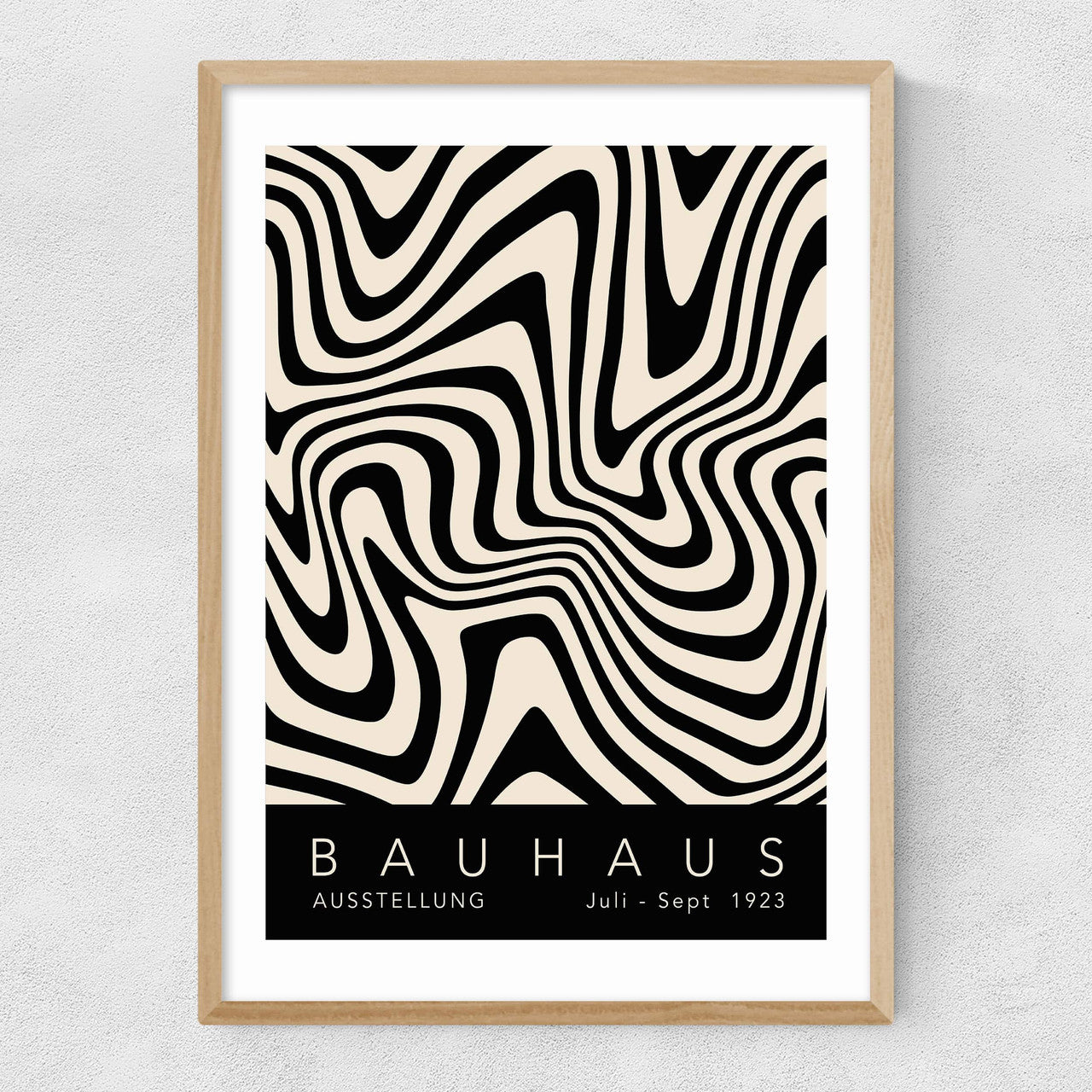 Bauhaus Black by Luxe Poster Co