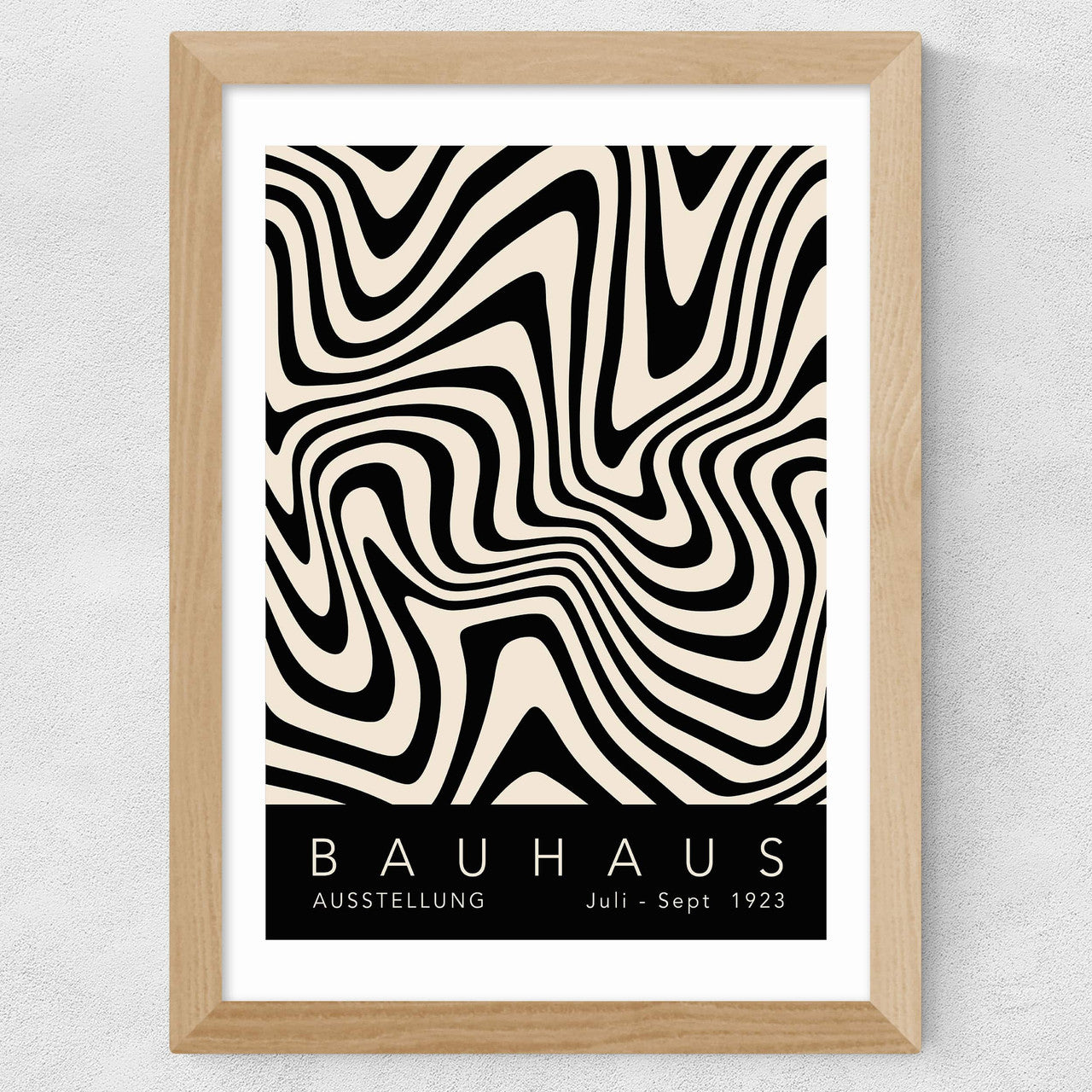 Bauhaus Black by Luxe Poster Co