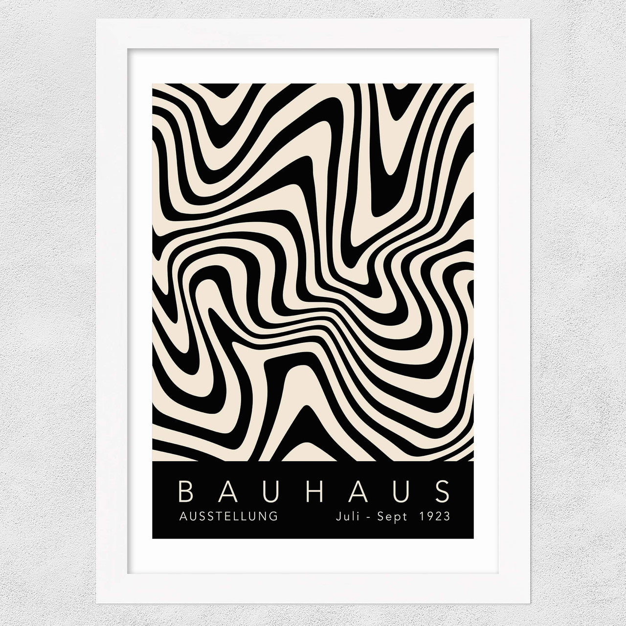 Bauhaus Black by Luxe Poster Co