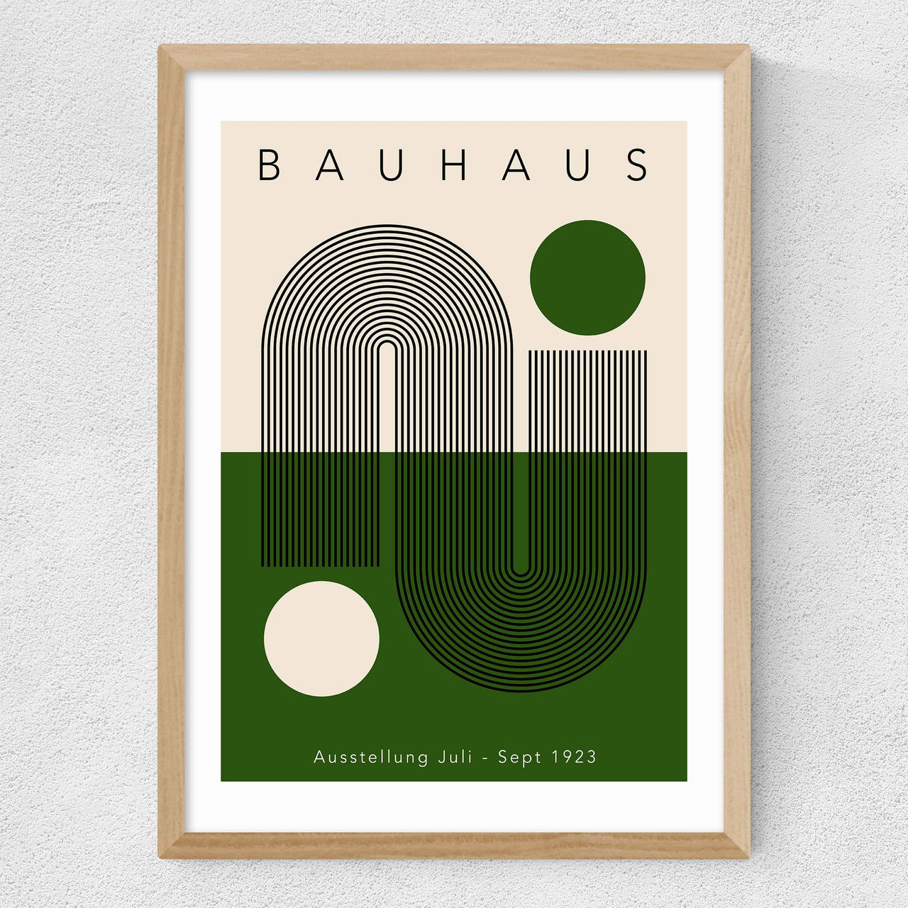 Green Geometric Bauhaus