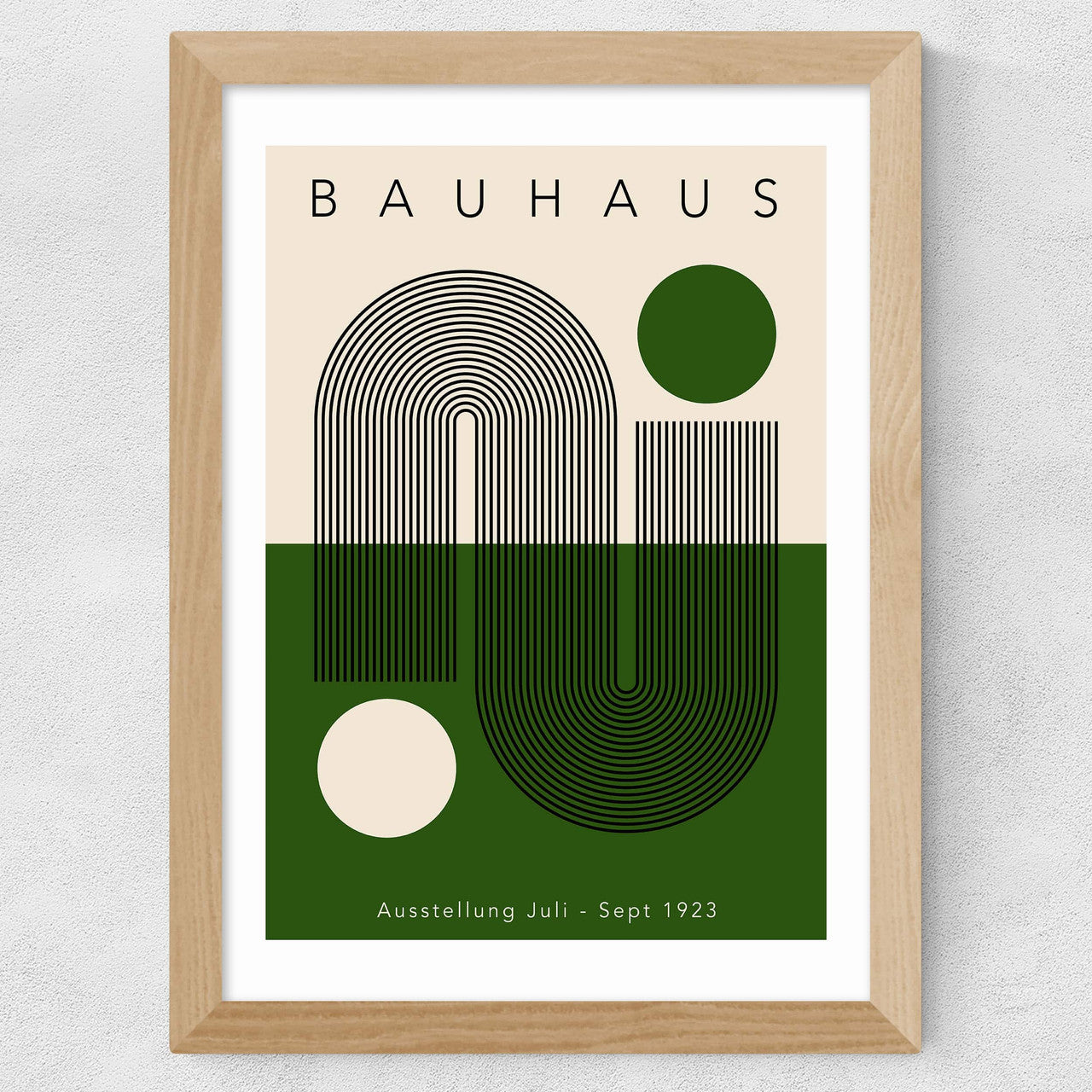 Green Geometric Bauhaus