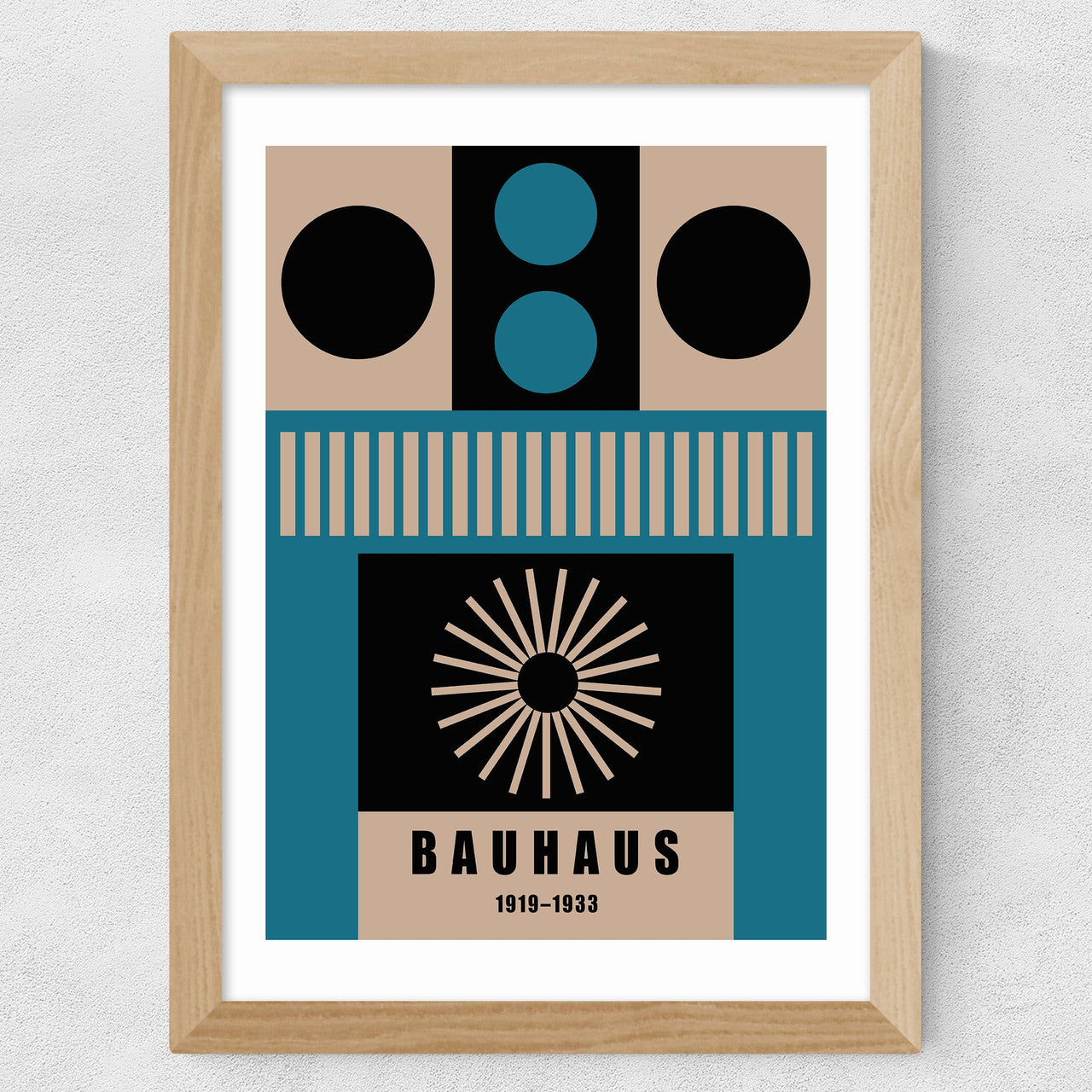 Mid Century Geometric Bauhaus