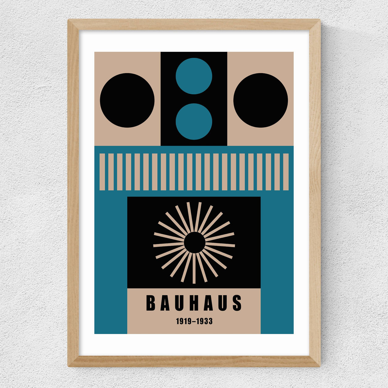 Mid Century Geometric Bauhaus
