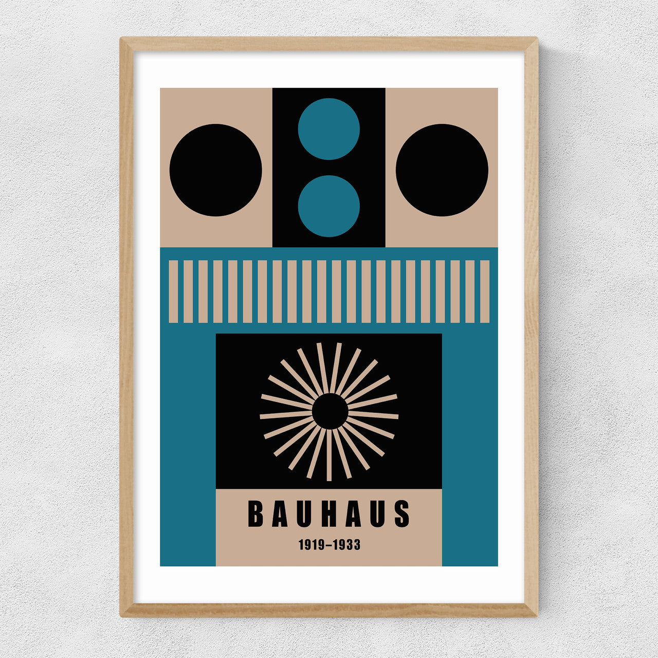Mid Century Geometric Bauhaus