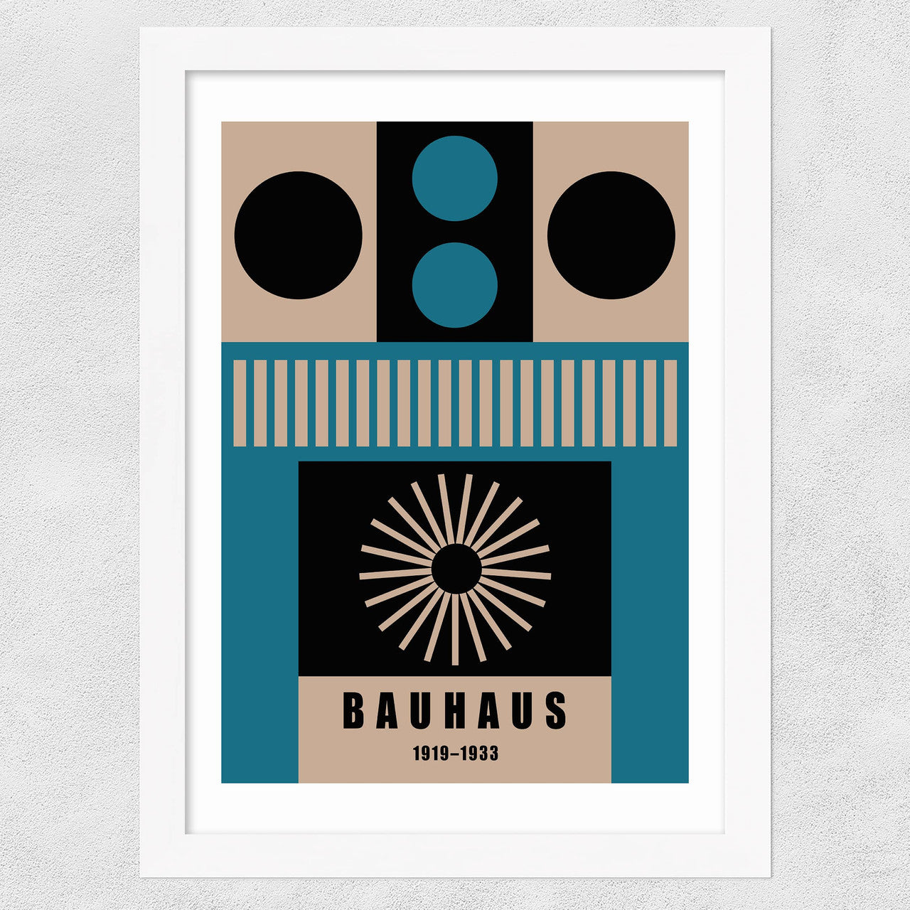 Mid Century Geometric Bauhaus
