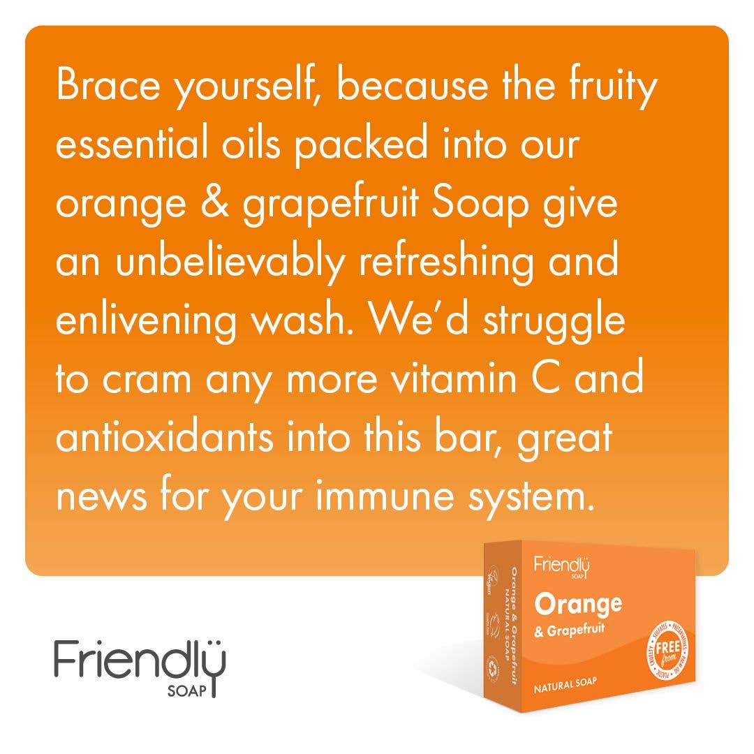 Orange &amp; Grapefruit Eco Friendly Soap Bar