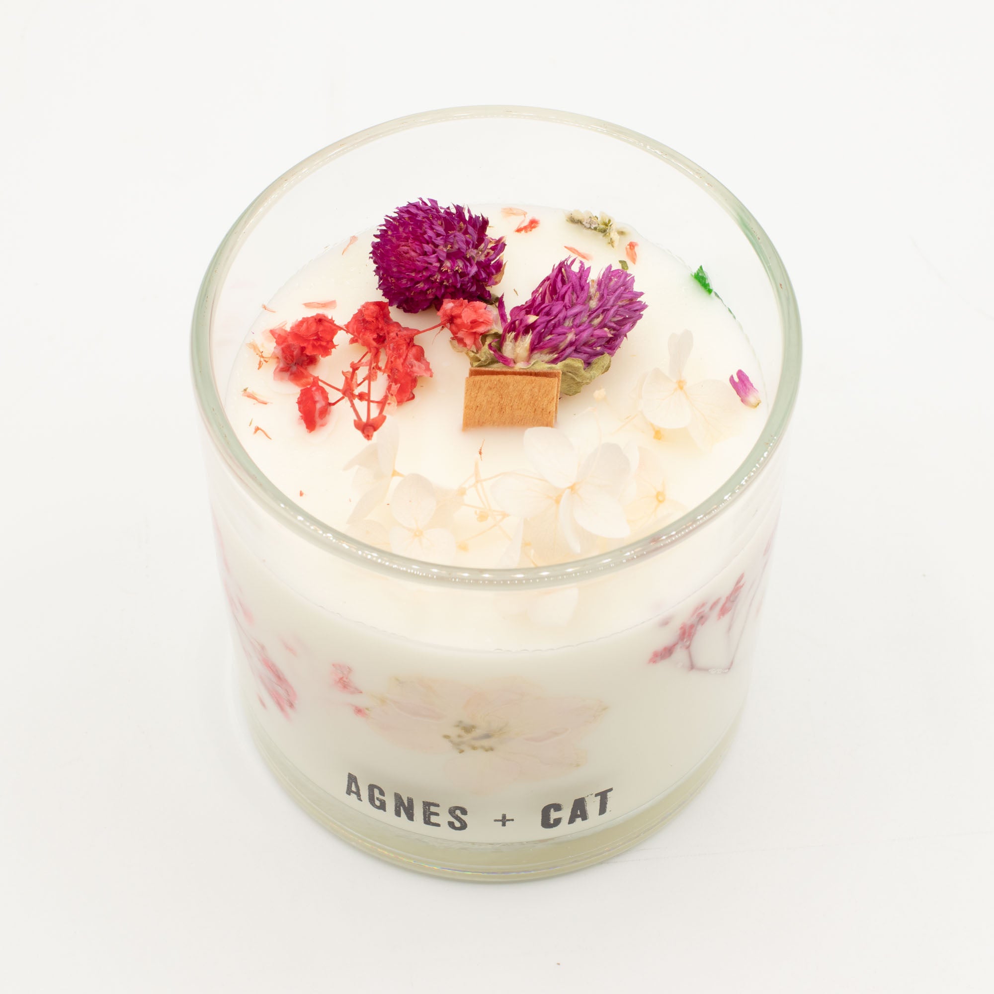 Agnes + Cat Extra Large Crackle Soy Candle - Roses of Sawrey