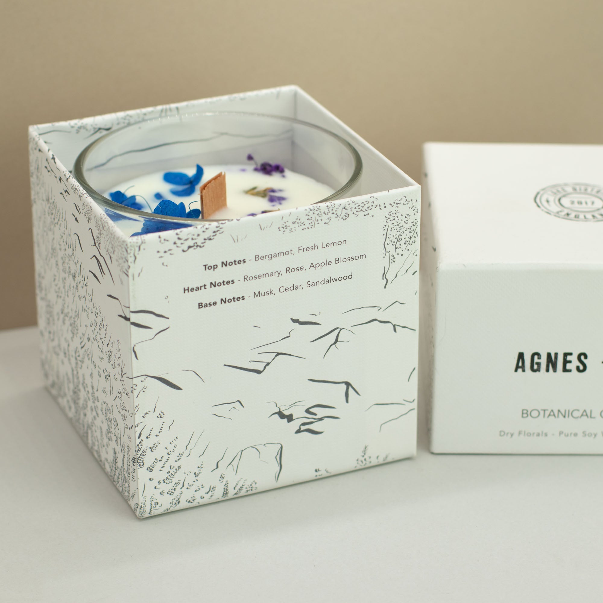 Agnes + Cat Extra Large Crackle Soy Candle - Moorland