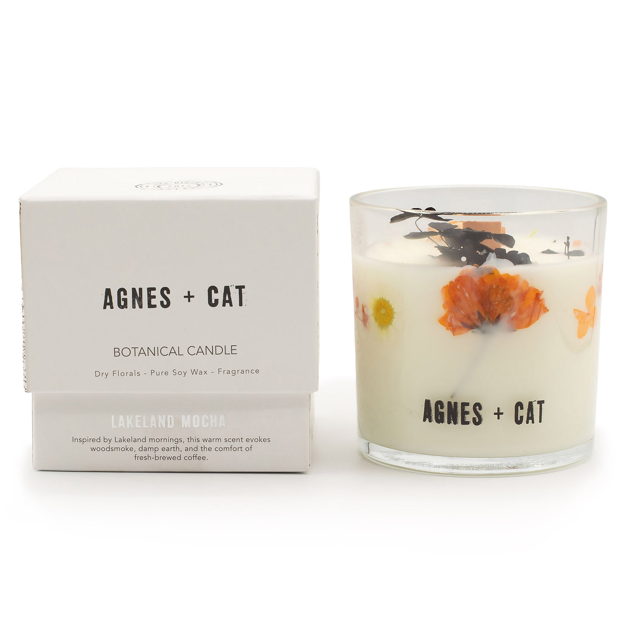Agnes + Cat Extra Large Crackle Soy Candle - Lakeland Mocha