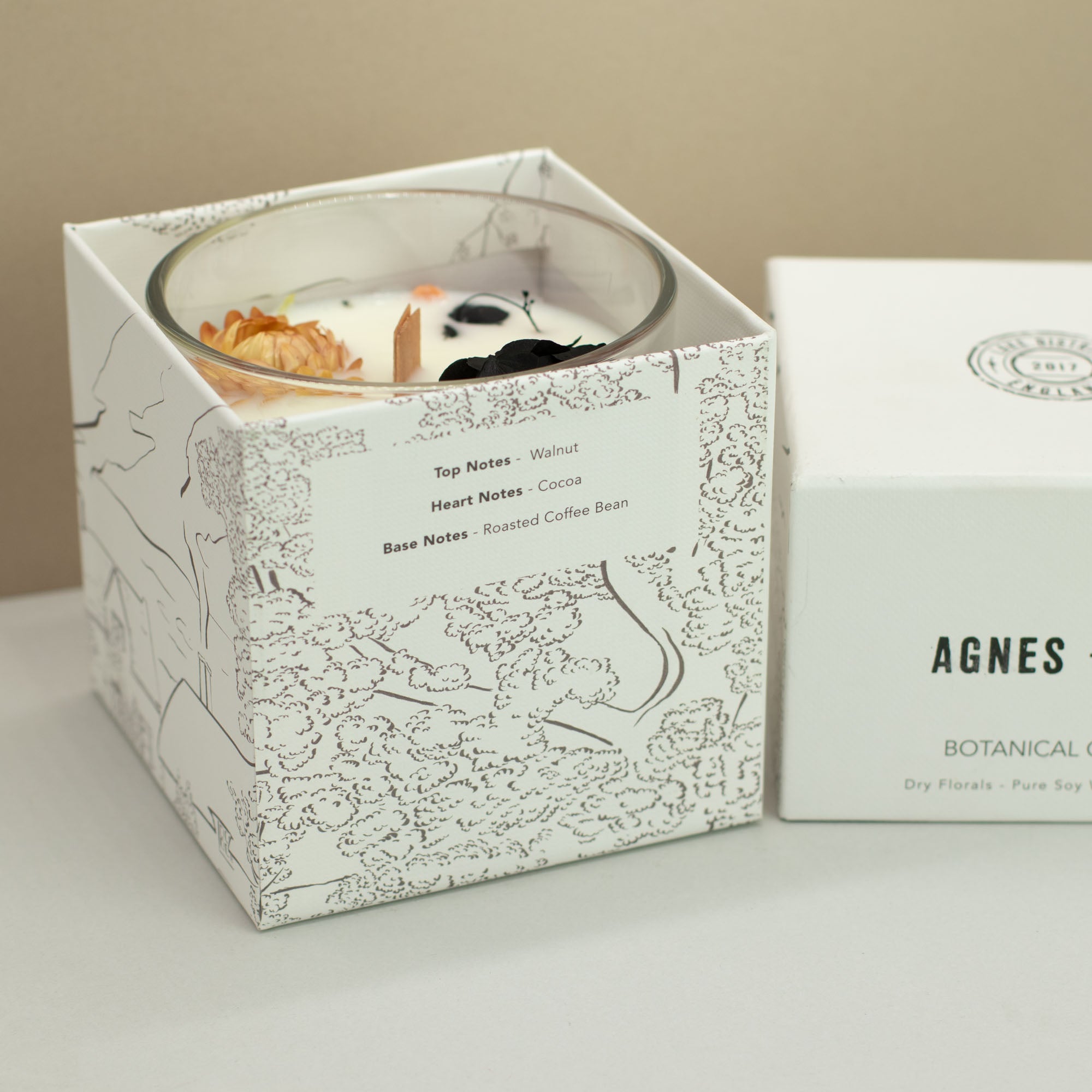Agnes + Cat Extra Large Crackle Soy Candle - Lakeland Mocha