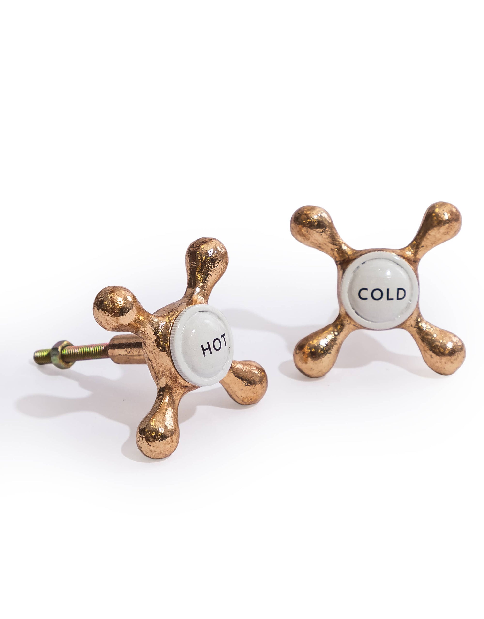 Set of 2 Bathroom Tap Drawer Knobs - INSIDE HOUSE