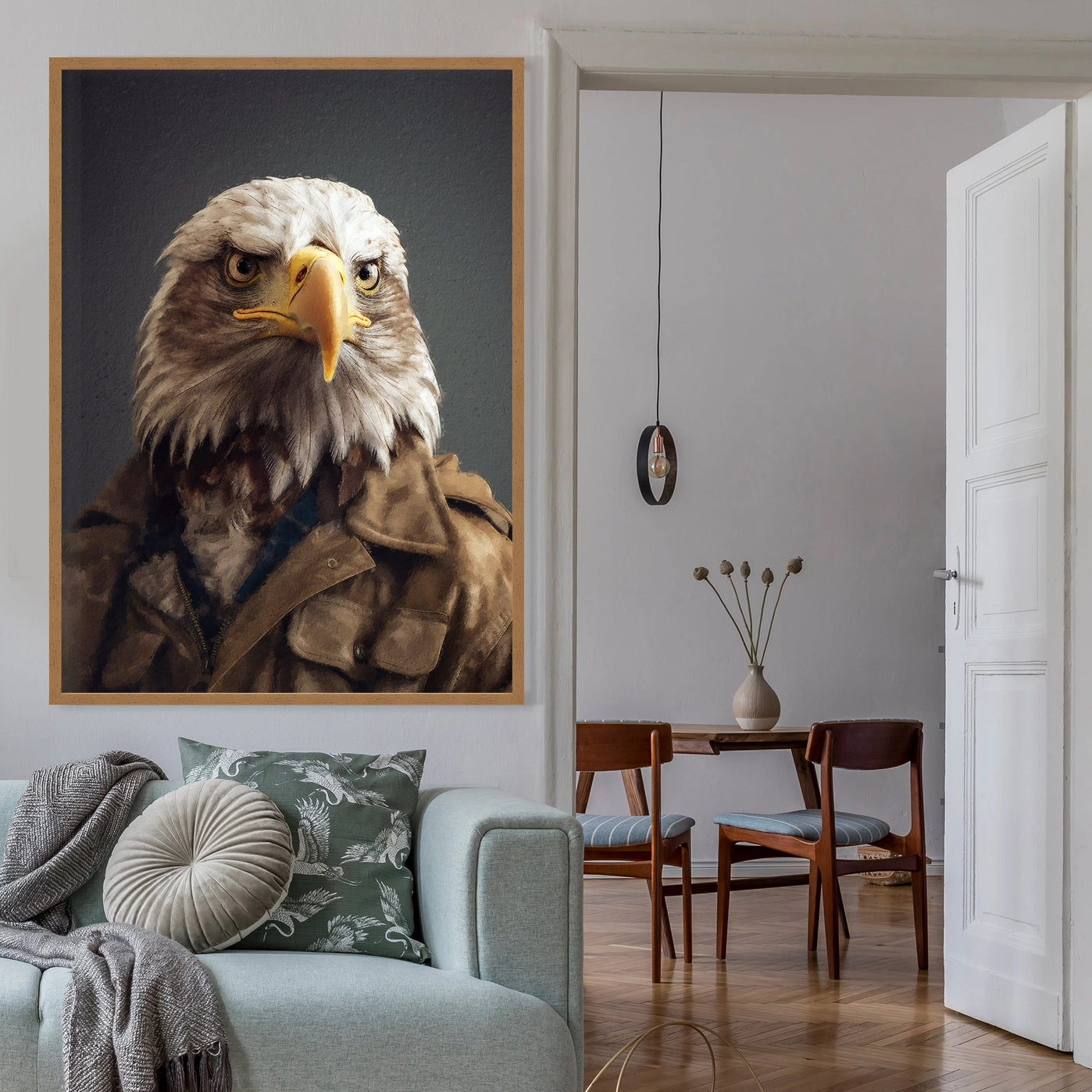 American Eagle Animal Portrait Print - INSIDE HOUSE