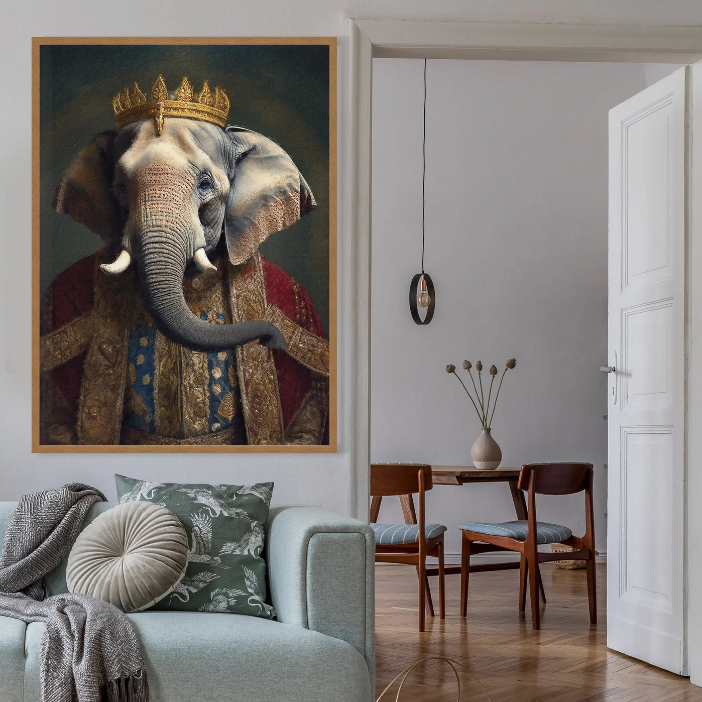 Elephant Animal Portrait Print - INSIDE HOUSE