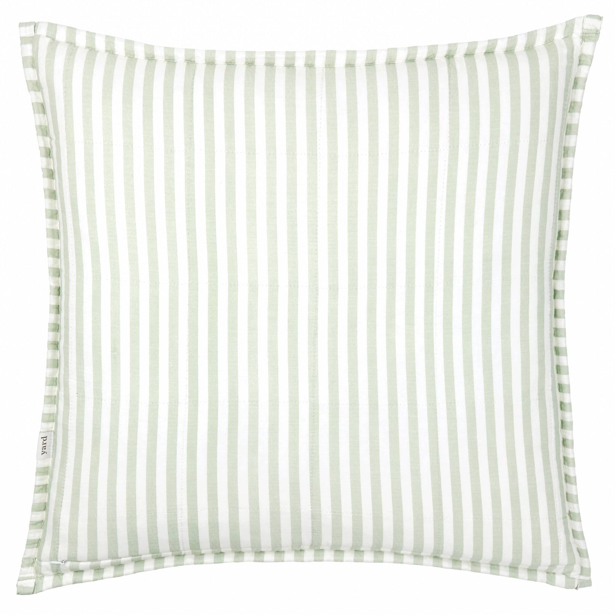 Hebden 100% Cotton Cushion Eucalyptus/Bay Green: Eucalyptus/Bay Green / Polyester Filled / 55 x 55cm