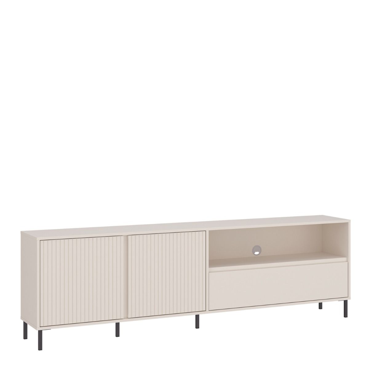 Avenale TV Cabinet 2 Doors 1 Drawer in Cashmere - INSIDE HOUSE