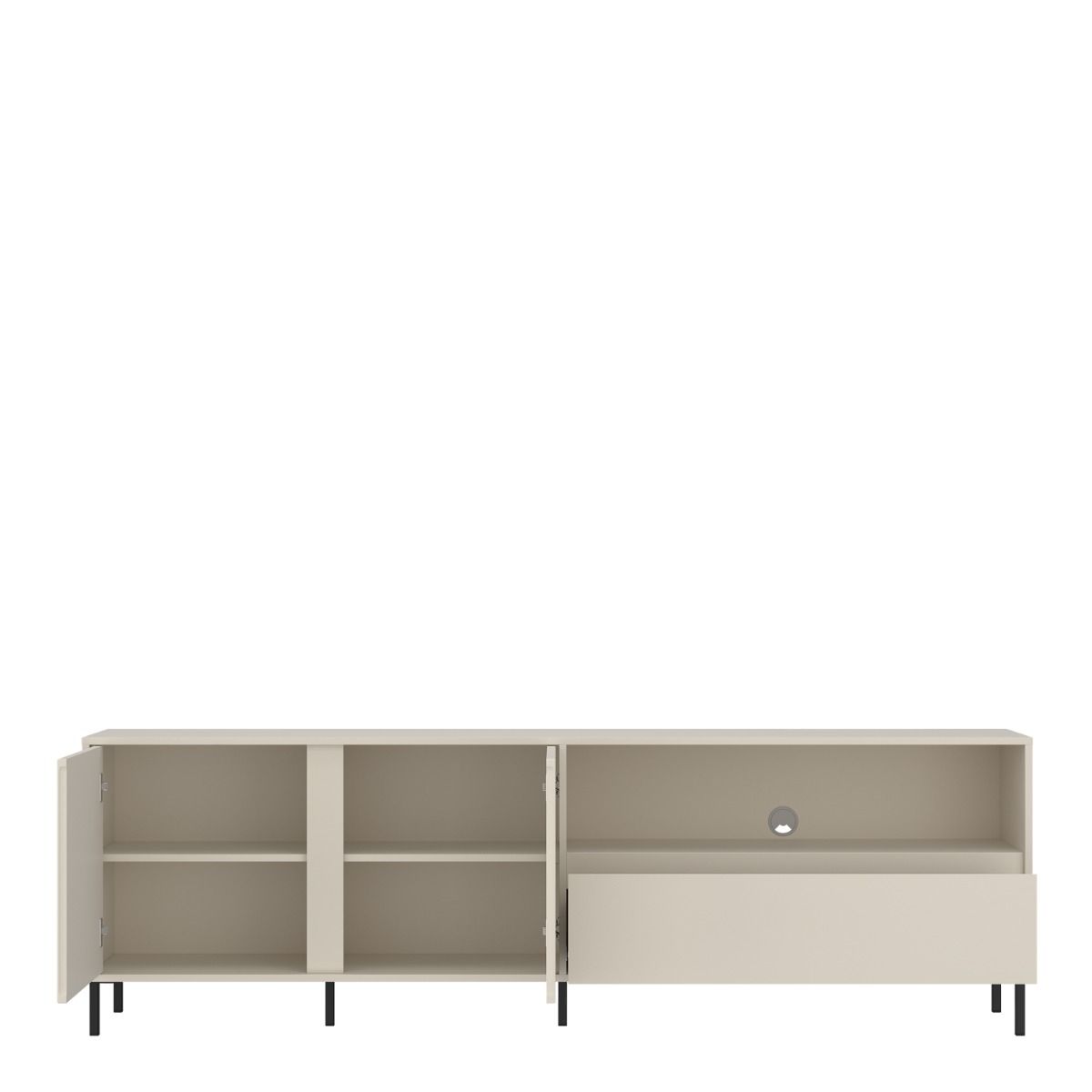 Avenale TV Cabinet 2 Doors 1 Drawer in Cashmere - INSIDE HOUSE