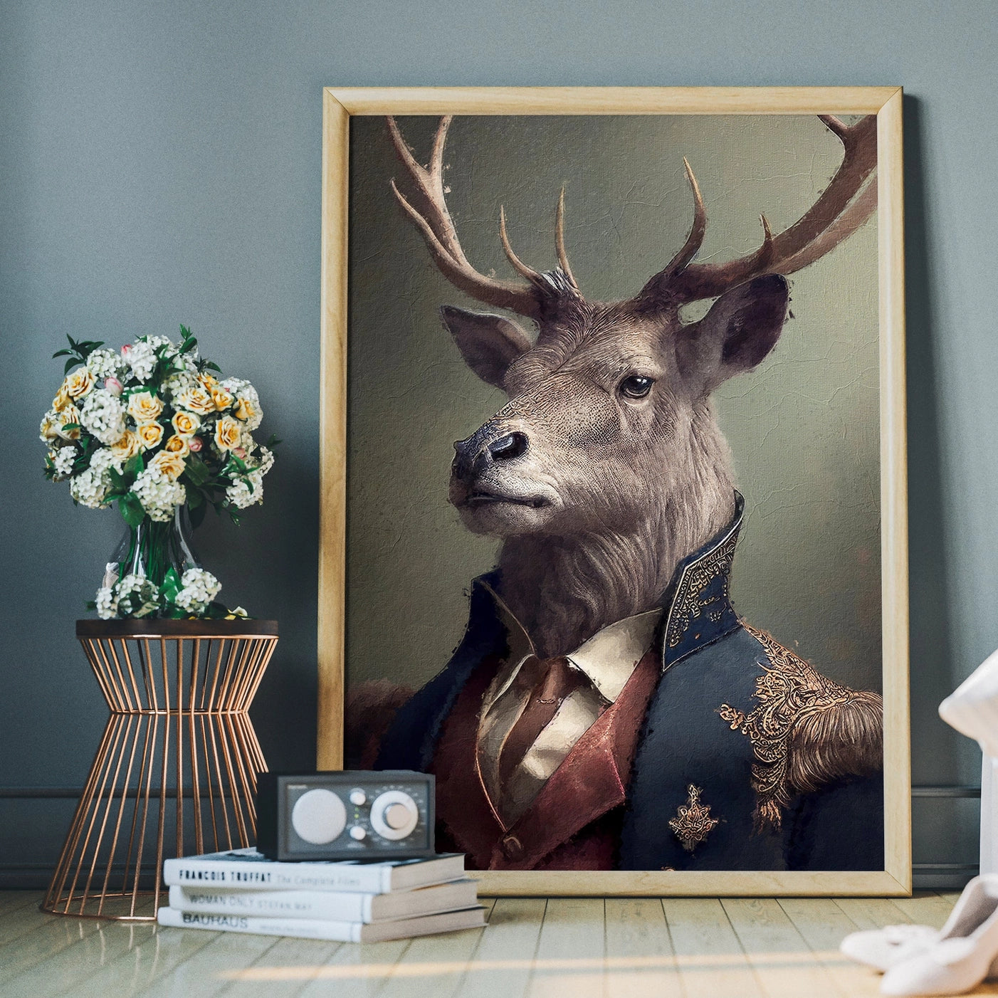 Stag Animal Head Print - INSIDE HOUSE