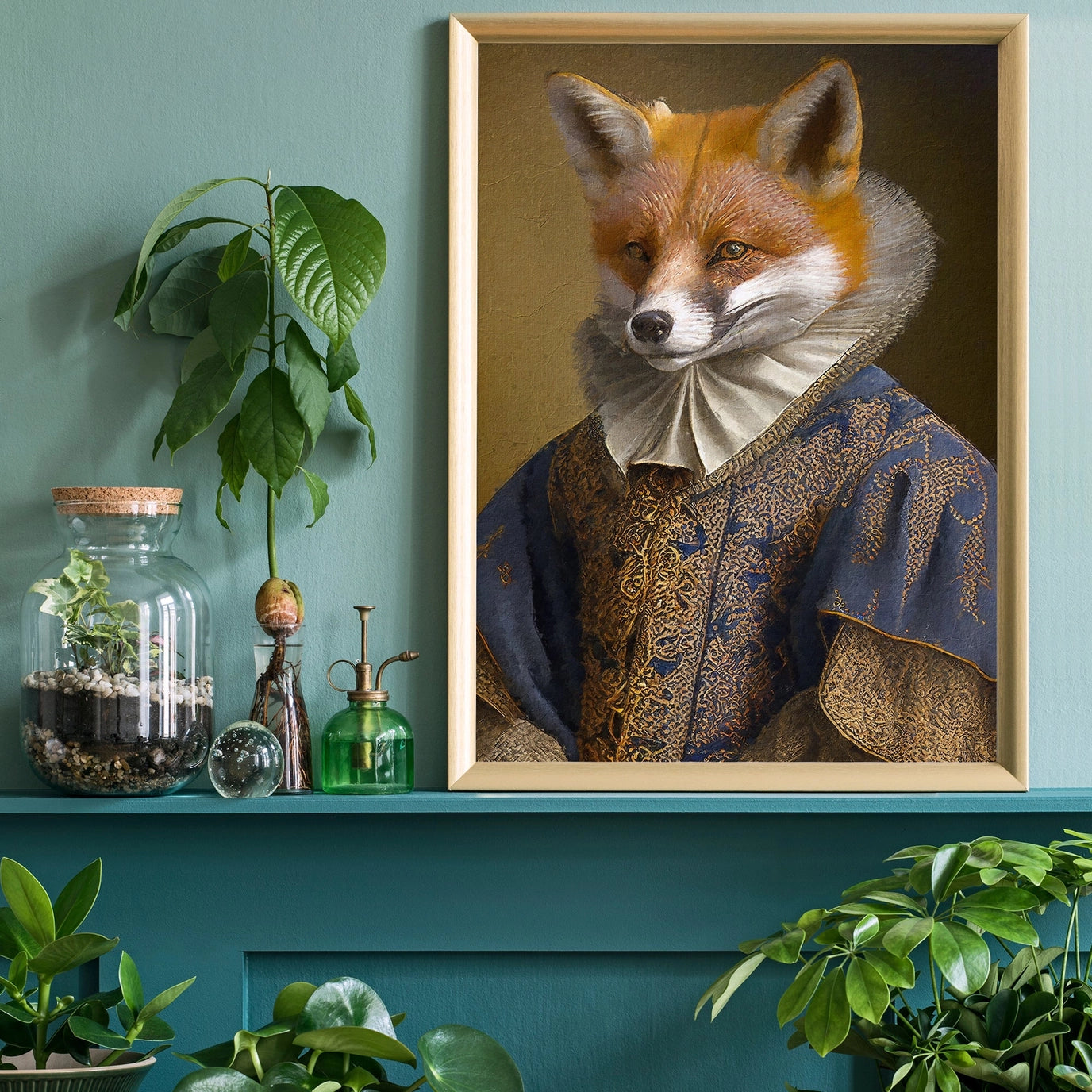Fox Animal Head Print - INSIDE HOUSE