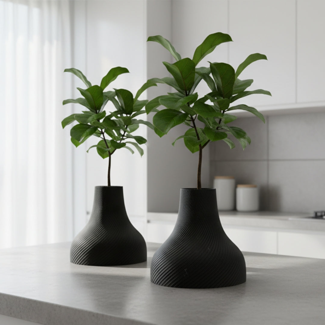 Base Vase for Faux or Real Flowers / Planter - INSIDE HOUSE