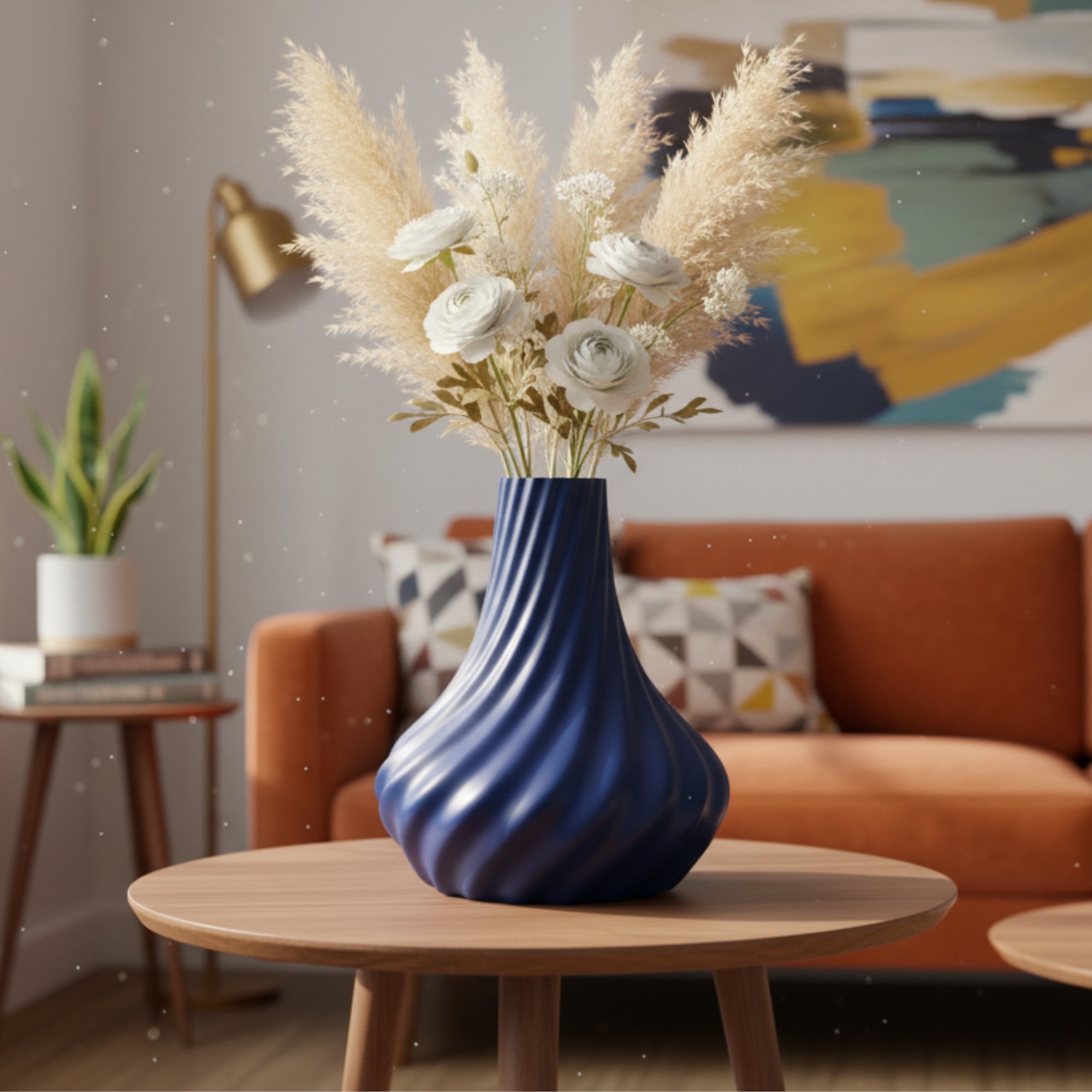 Taper Vase For Faux or Real Flowers / Planter - INSIDE HOUSE