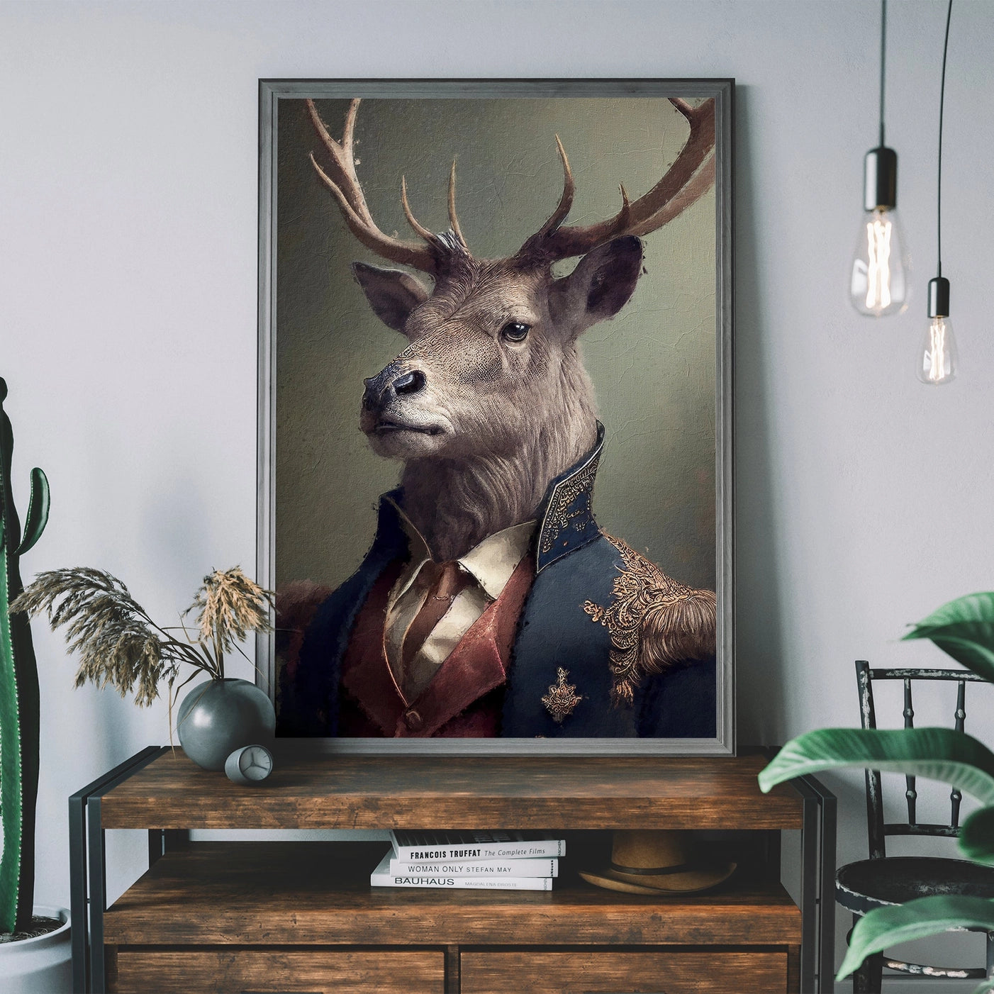 Stag Animal Head Print - INSIDE HOUSE