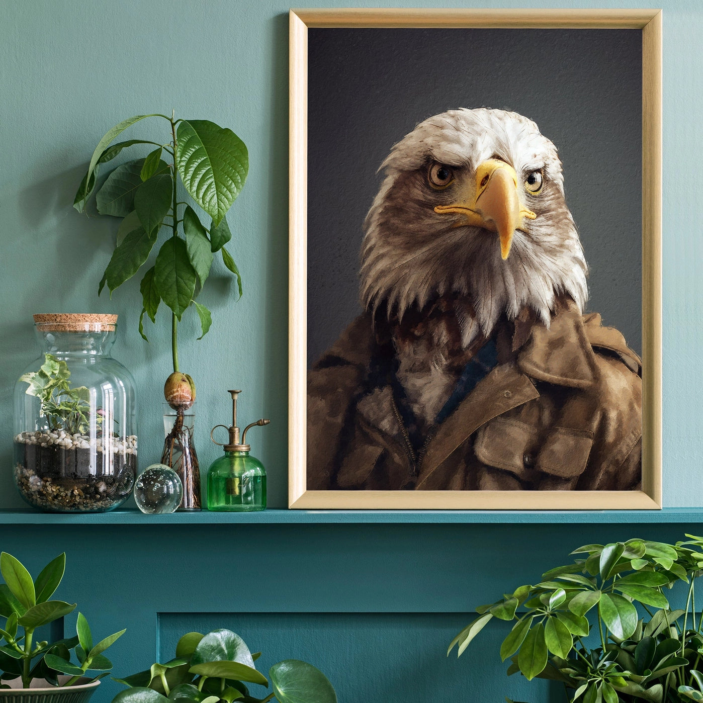 American Eagle Animal Portrait Print - INSIDE HOUSE