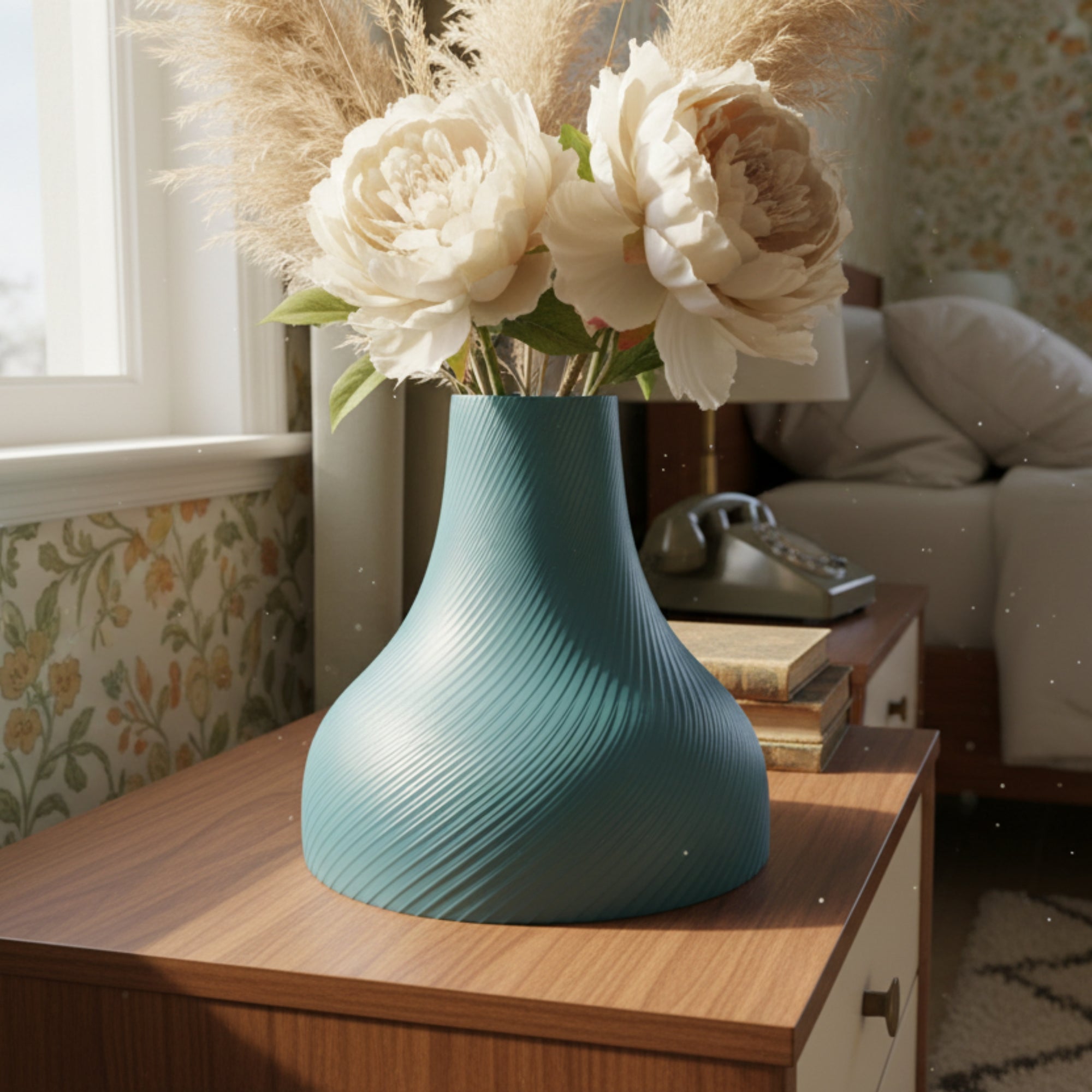 Base Vase for Faux or Real Flowers / Planter - INSIDE HOUSE