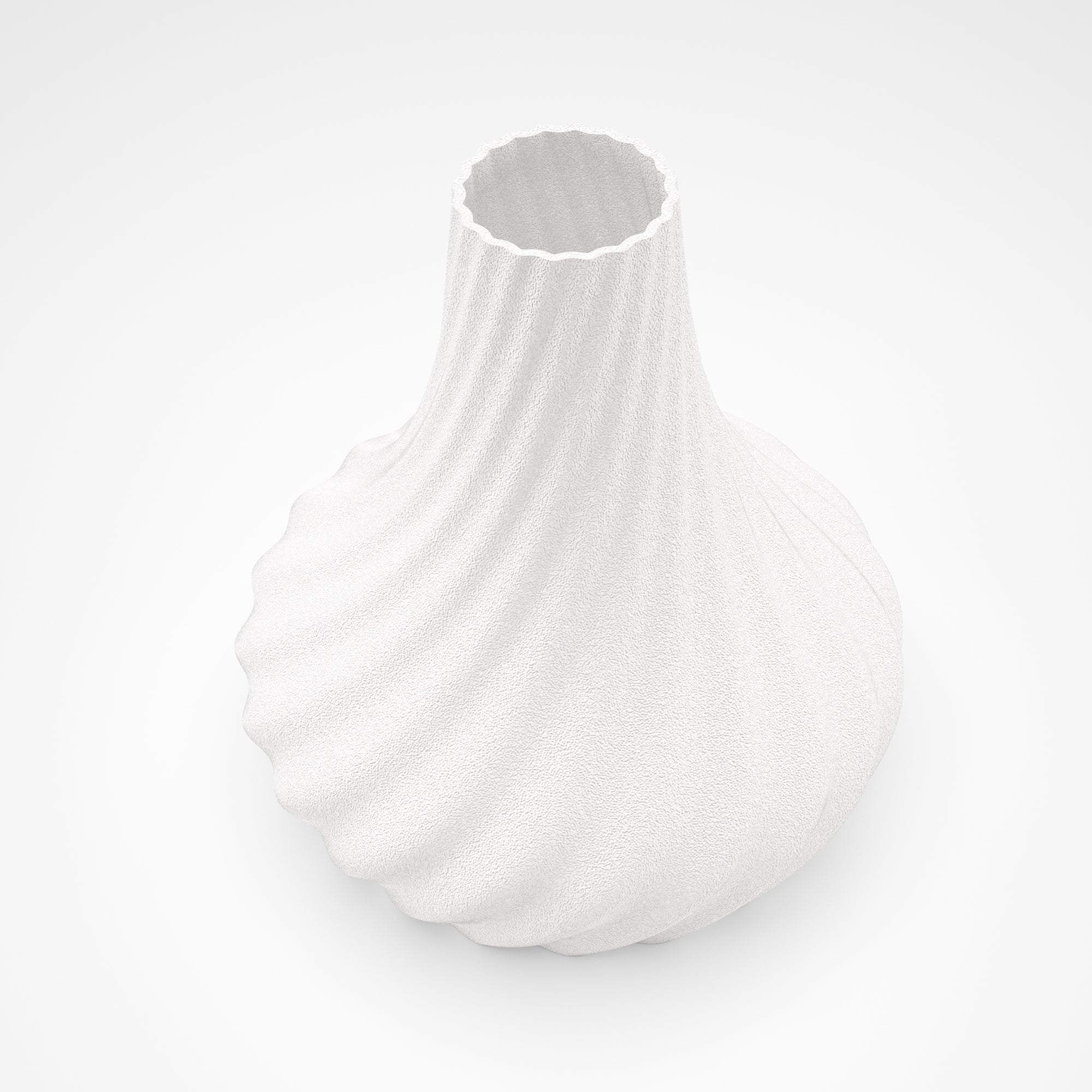 Fuzzy Skin Texture Taper Vase For Faux or Real Flowers / Planter - INSIDE HOUSE