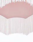 Traditional Victorian Empire 40cm Lamp Shade in Soft Pink with Tassels