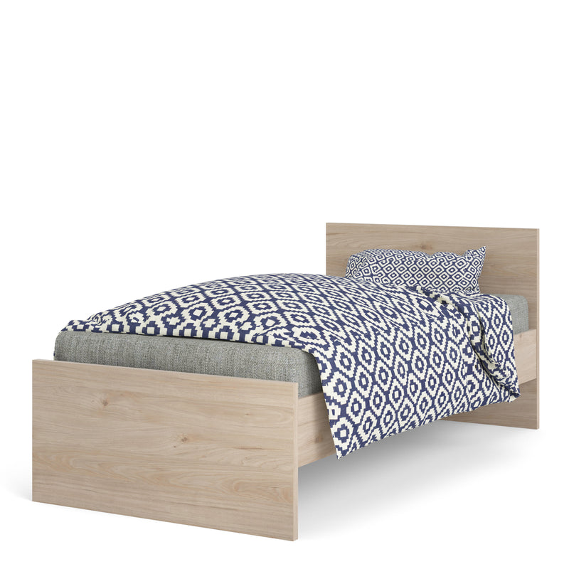 Naia Single Bed 3ft (90x190) Jackson Hickory Oak structure