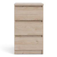 Naia Bedside 3 Drawers in Jackson Hickory Oak