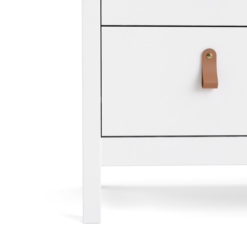 Barcelona Chest 3 Drawers in White