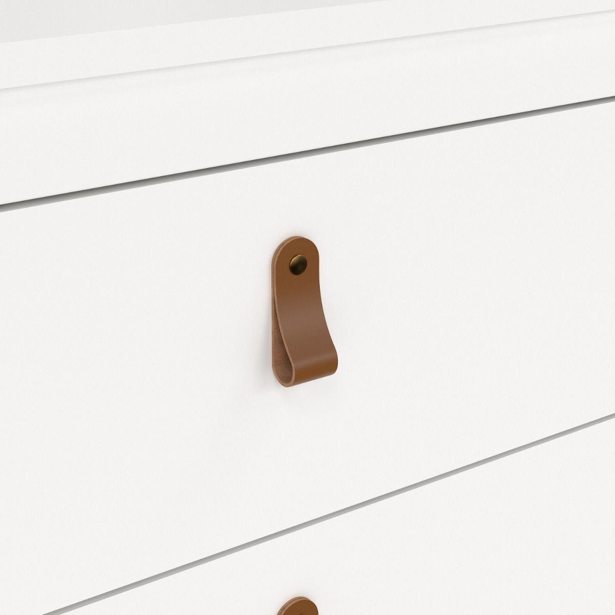 Barcelona Chest 3 Drawers in White - INSIDE HOUSE