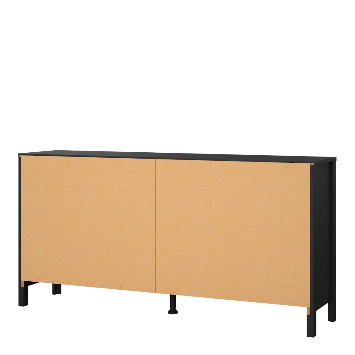 Barcelona Double Dresser 4+4 Drawers in Matt Black - INSIDE HOUSE