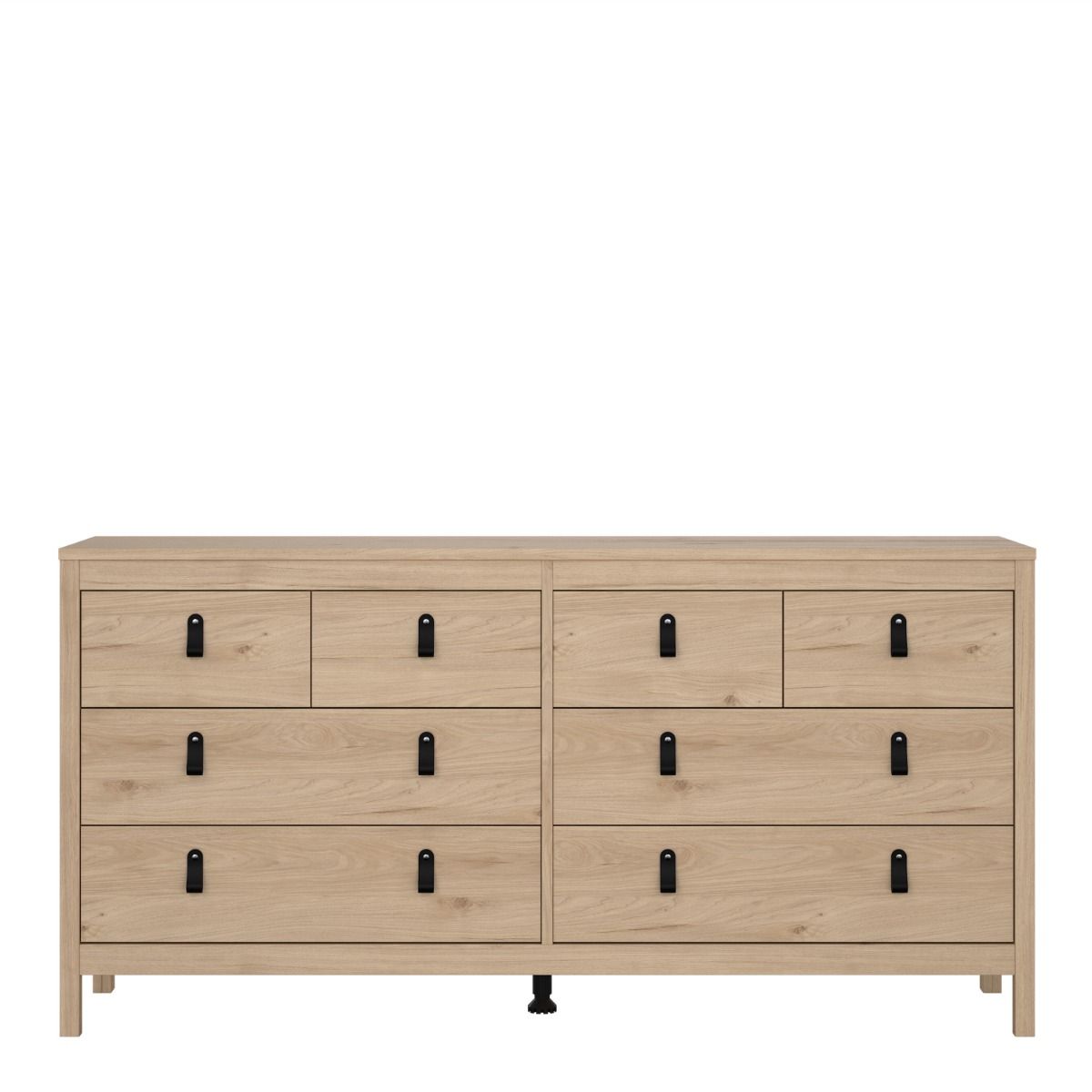 Barcelona Double Dresser 4+4 Drawers in Jackson Hickory Oak - INSIDE HOUSE
