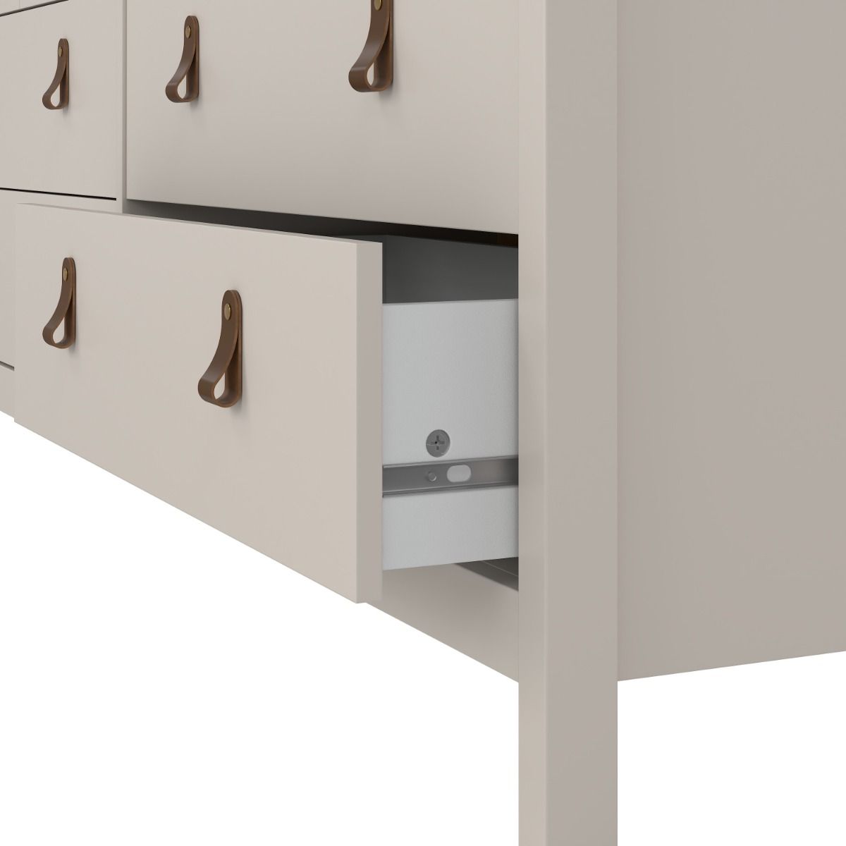 Barcelona Double Dresser 4+4 Drawers in Cashmere - INSIDE HOUSE