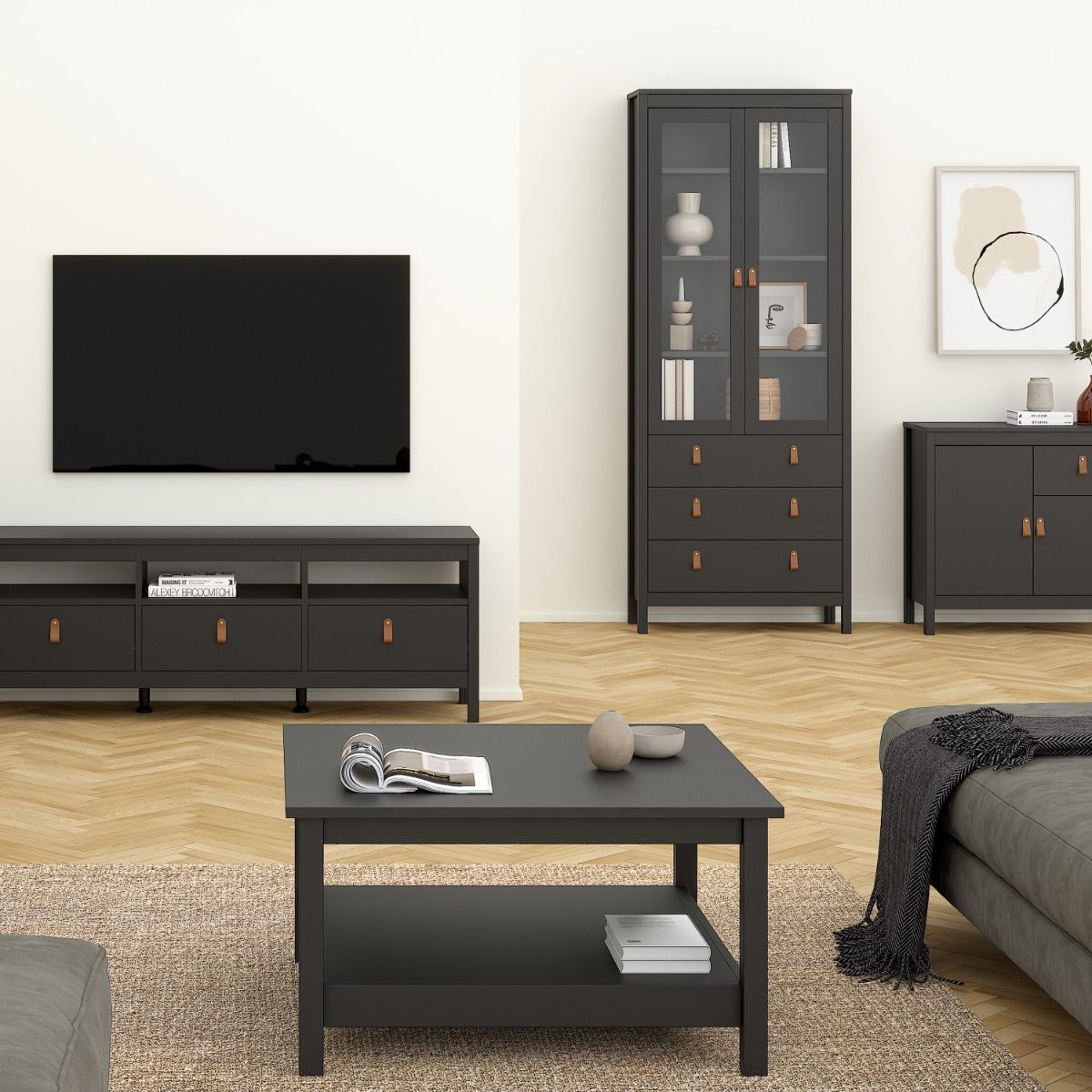 Barcelona Coffee Table – Matt Black - INSIDE HOUSE