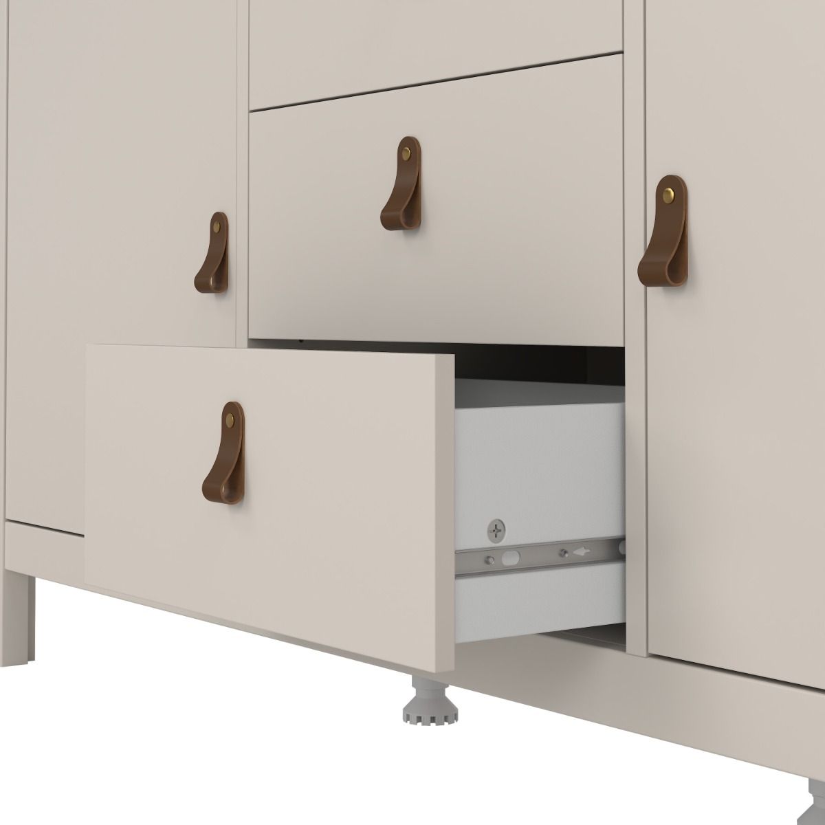 Barcelona Sideboard 2 Doors + 3 Drawers in Cashmere - INSIDE HOUSE