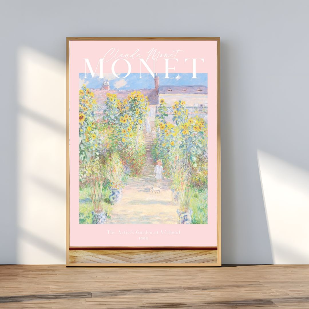 Claude Monet 'the Artists Garden' Art Print