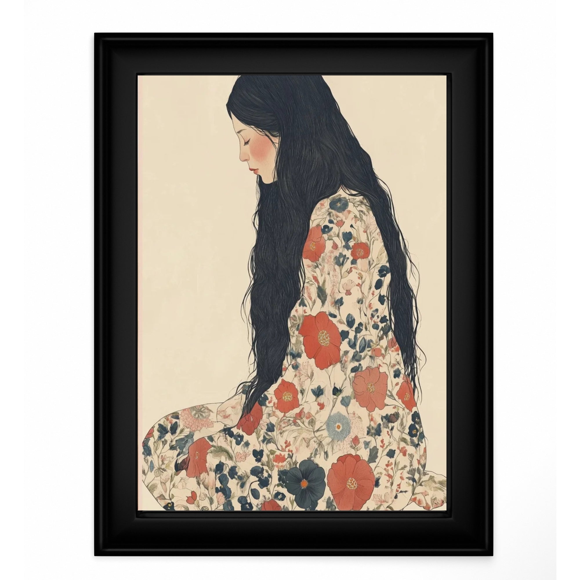 Female Flower Art Print