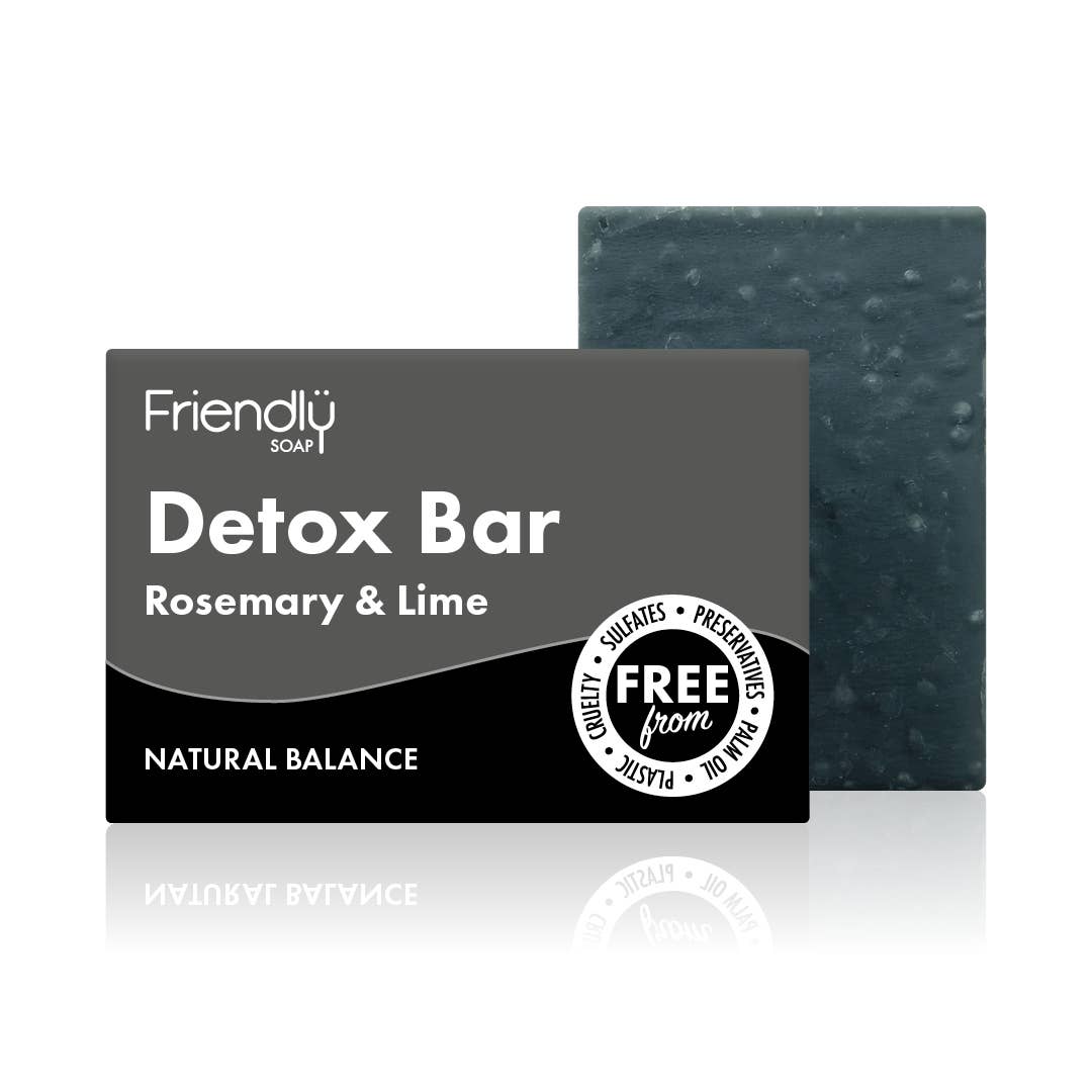 Detox Bar - Rosemary &amp; Lime with Activated Charcoal