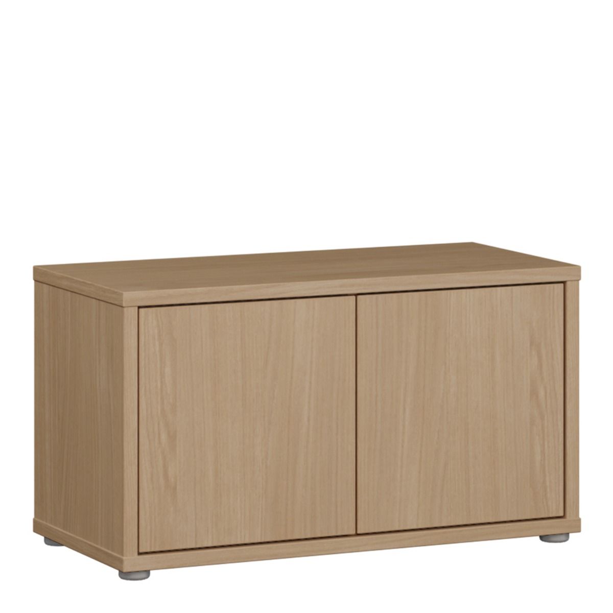 Alice Springs Storage Bench – Elegancia Oak Finish with 2 Doors
