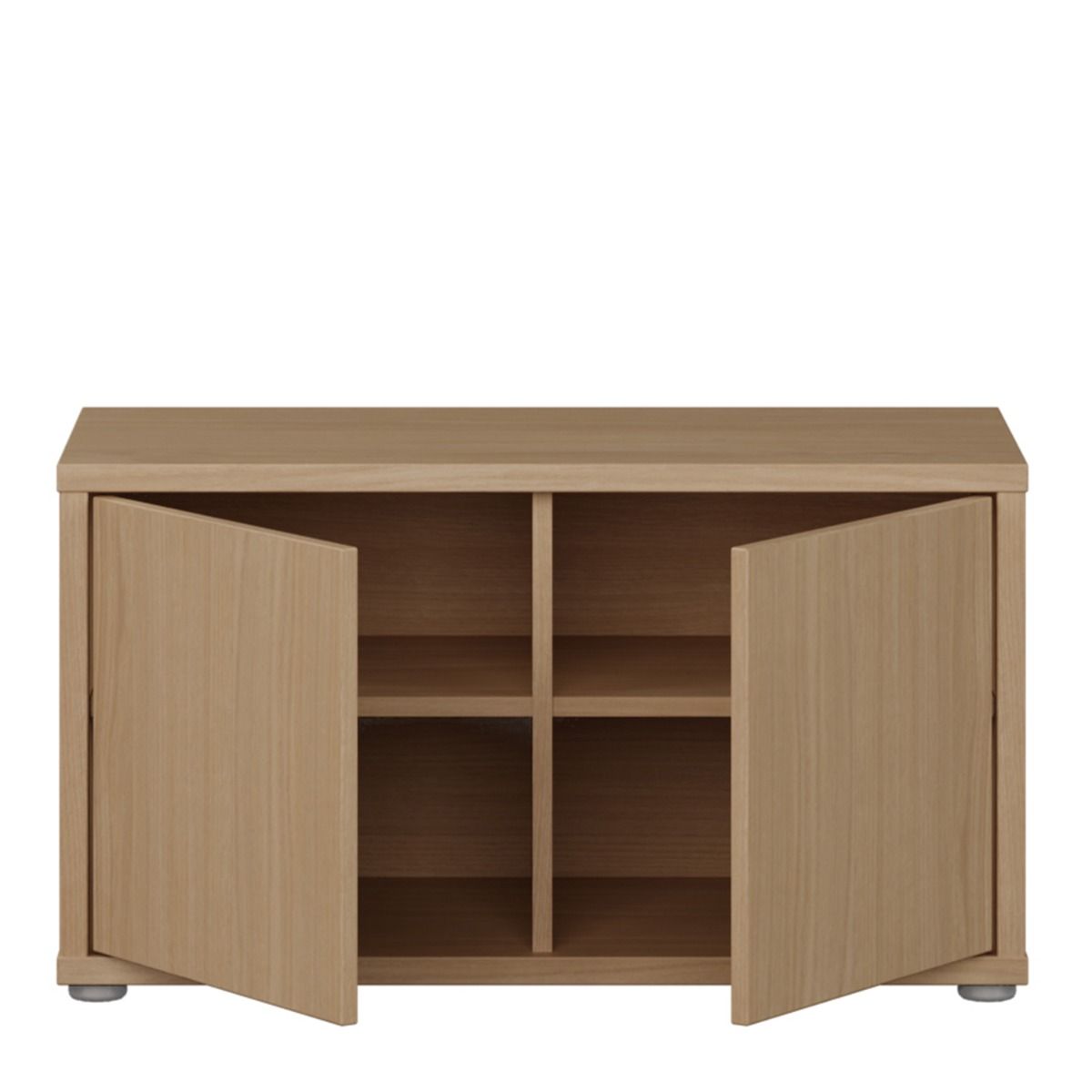Alice Springs Storage Bench – Elegancia Oak Finish with 2 Doors