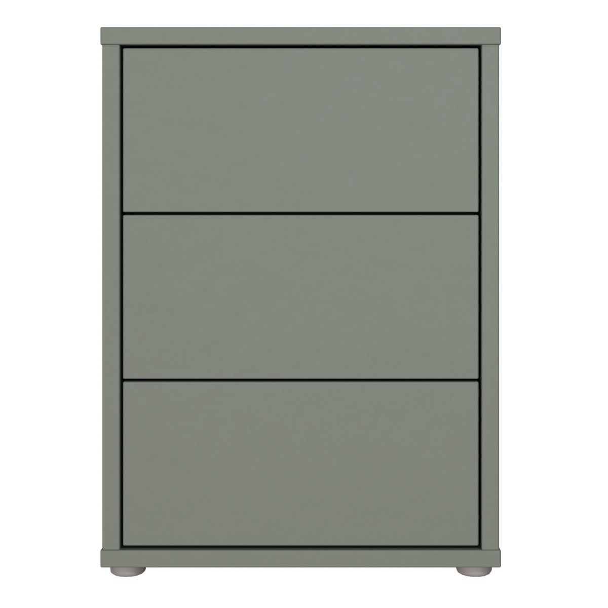 Alice Springs Bedside Cabinet – Sage Green Finish with 3 Drawers