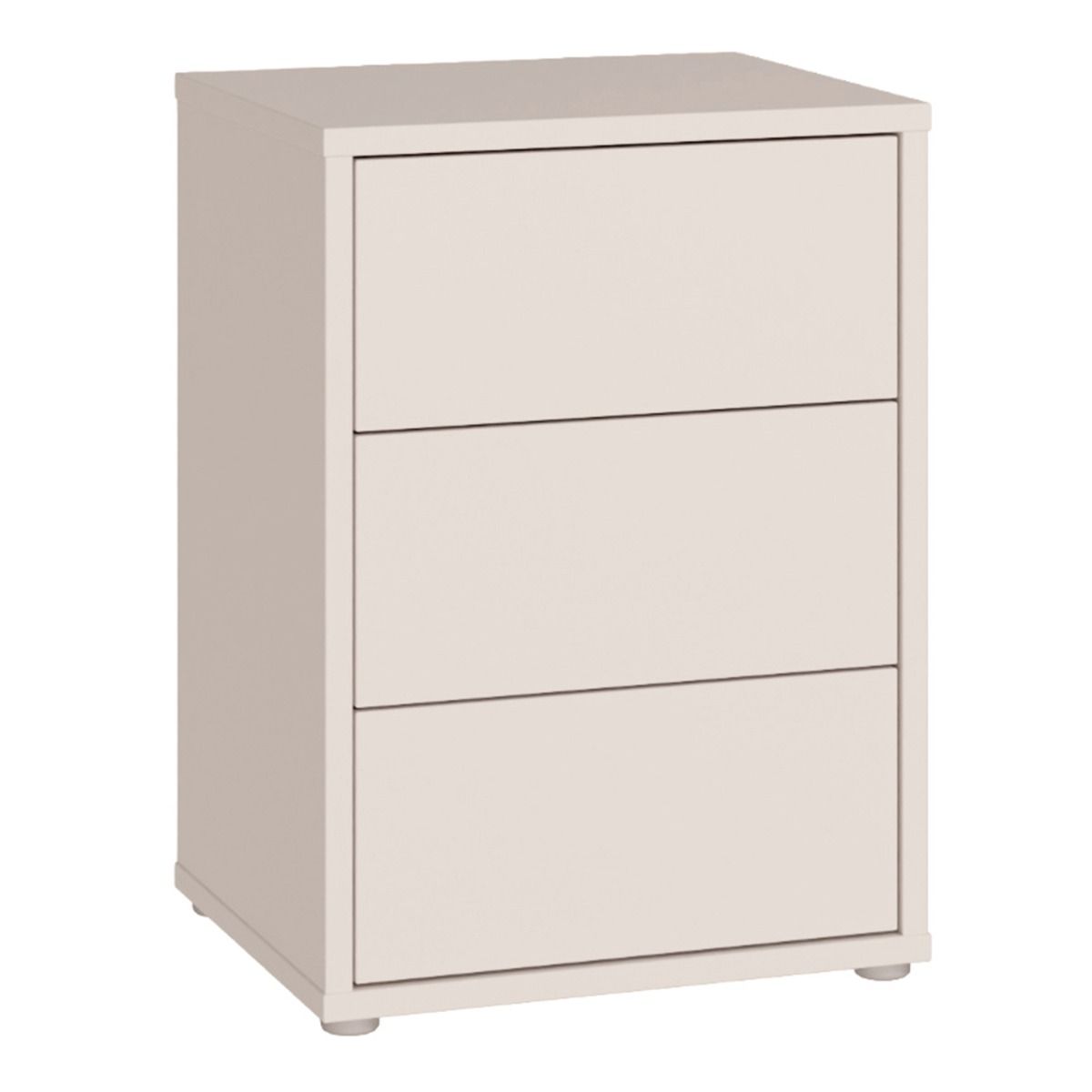 Alice Springs Bedside Cabinet – Sand Finish with 3 Drawers