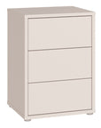 Alice Springs Bedside Cabinet – Sand Finish with 3 Drawers