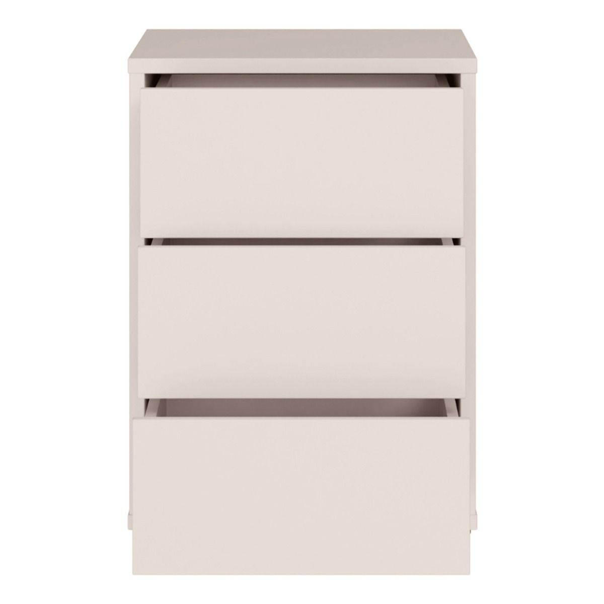 Alice Springs Bedside Cabinet – Sand Finish with 3 Drawers