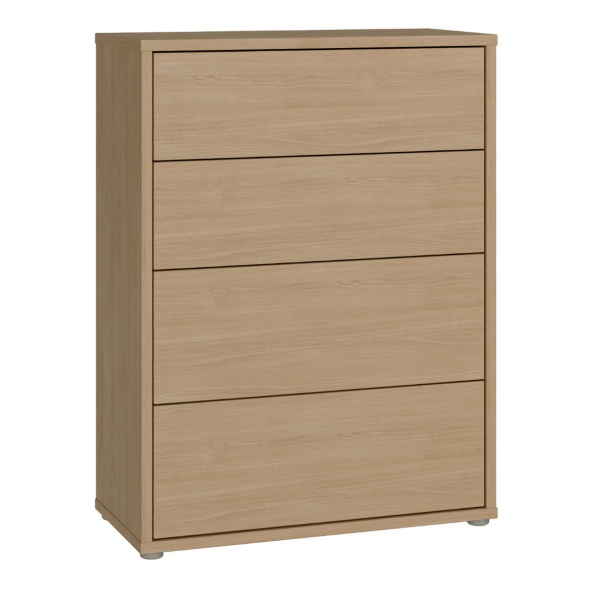 Alice Springs Chest – Elegancia Oak Finish with 4 Drawers
