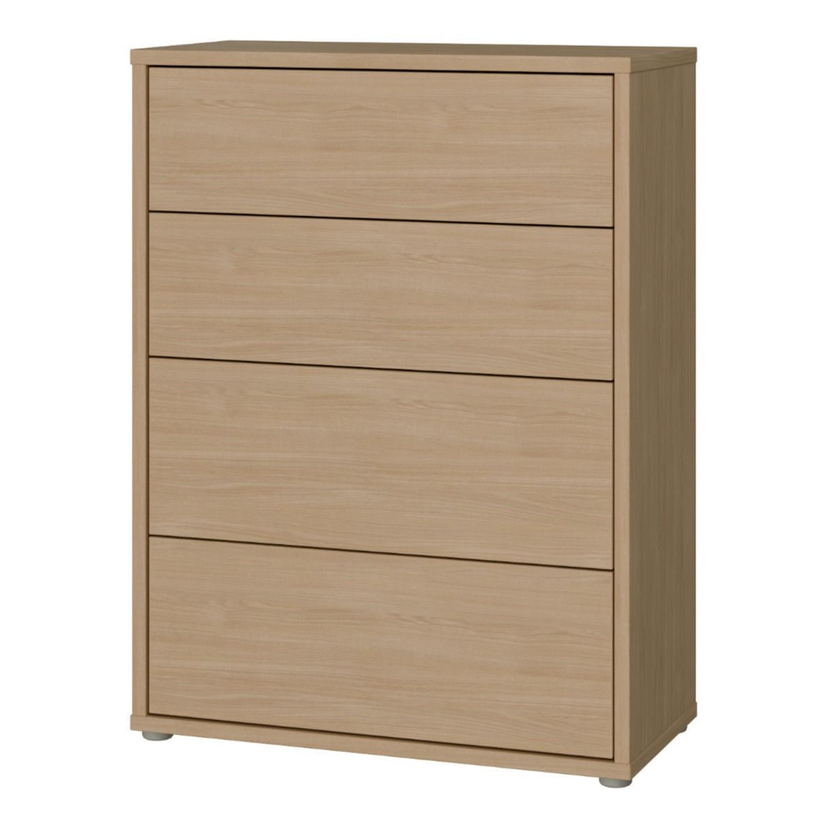 Alice Springs Chest – Elegancia Oak Finish with 4 Drawers